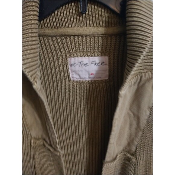 Be The Free Sweater Distressed Jacket Boho Y2K Mustard  Xs Cottage Core - Picture 4 of 11